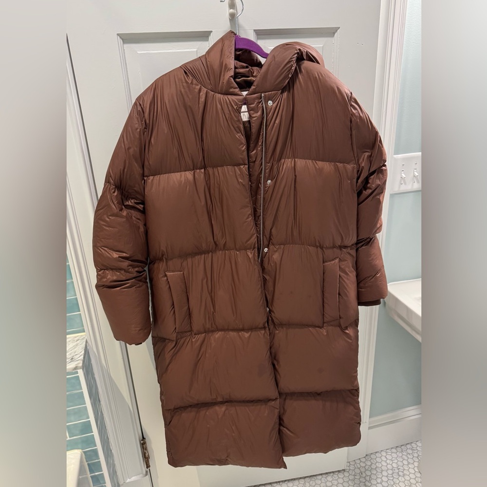 Abercrombie & Fitch Brown Puffer Jacket